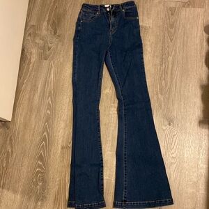 Forever 21 blue flare jeans